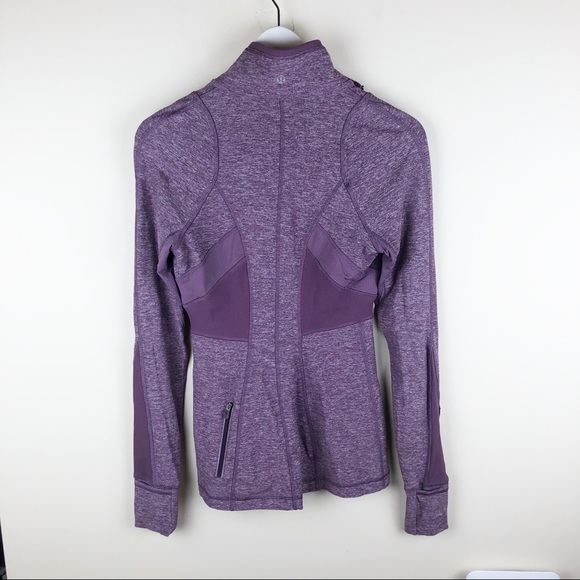 Lululemon Run Full Tilt 4 Muted Mauve 1/2 Zip HTF - Picture 6 of 10